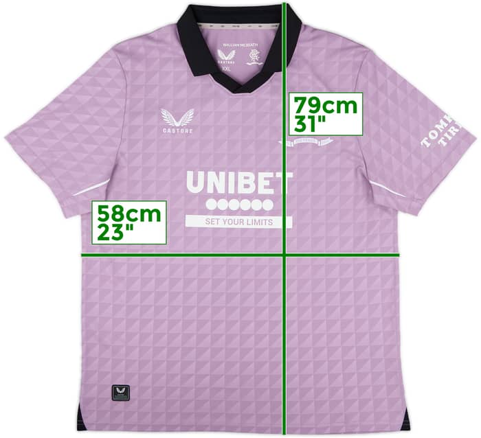 2021-22 Rangers '150 Years Anniversary' Third Shirt - 8/10 - (XXL)
