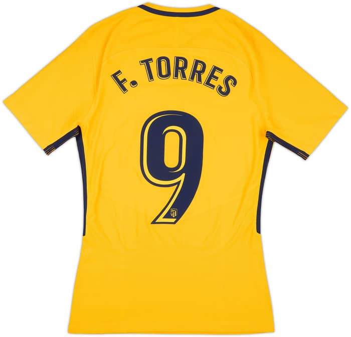 2017-18 Atletico Madrid Player Issue Away Shirt F.Torres #9 - 8/10 - (S)
