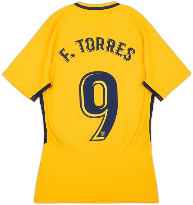 2017-18 Atletico Madrid Player Issue Away Shirt Torres #9 - 8/10 - (S)