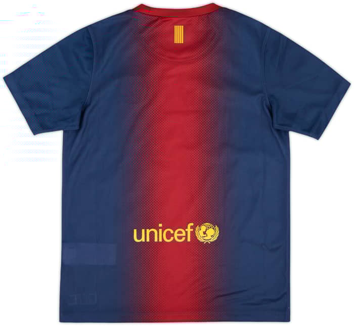 2012-13 Barcelona Basic Home Shirt - 10/10 - (M.Boys)