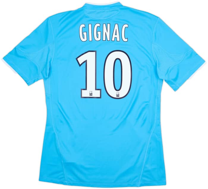 2010-11 Olympique Marseille Away Shirt Gignac #10 - 9/10 - (M)