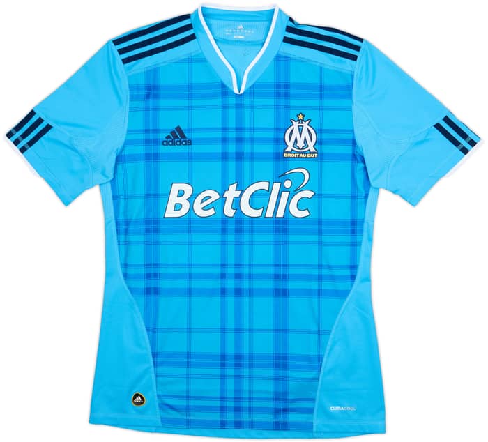 2010-11 Olympique Marseille Away Shirt Gignac #10 - 9/10 - (M)