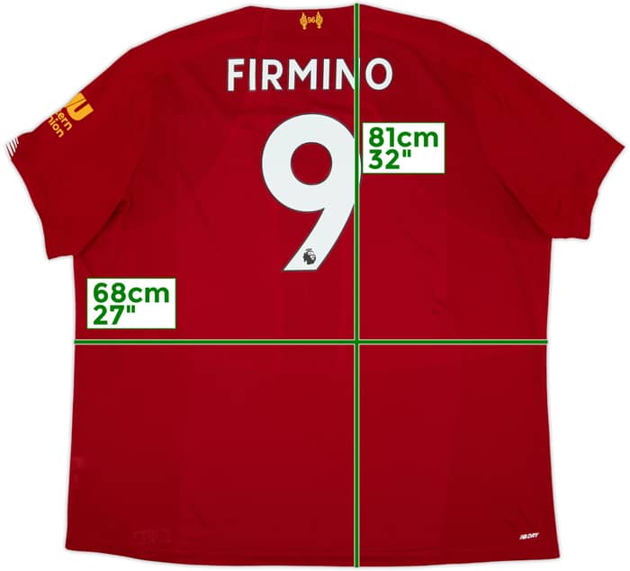 2019-20 Liverpool Home Shirt Firmino #9 - 10/10 - (3XL)