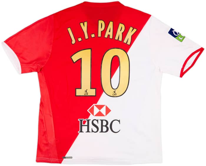 2008-09 Monaco Home Shirt J.Y.Park #10 - 5/10 - (L)