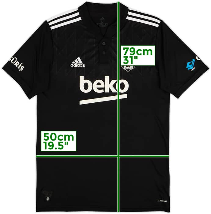 2021-22 Besiktas Away Shirt - 9/10 - (M)