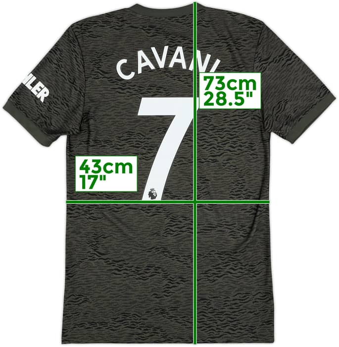 2020-21 Manchester United Away Shirt Cavani #7 - 10/10 - (XS)