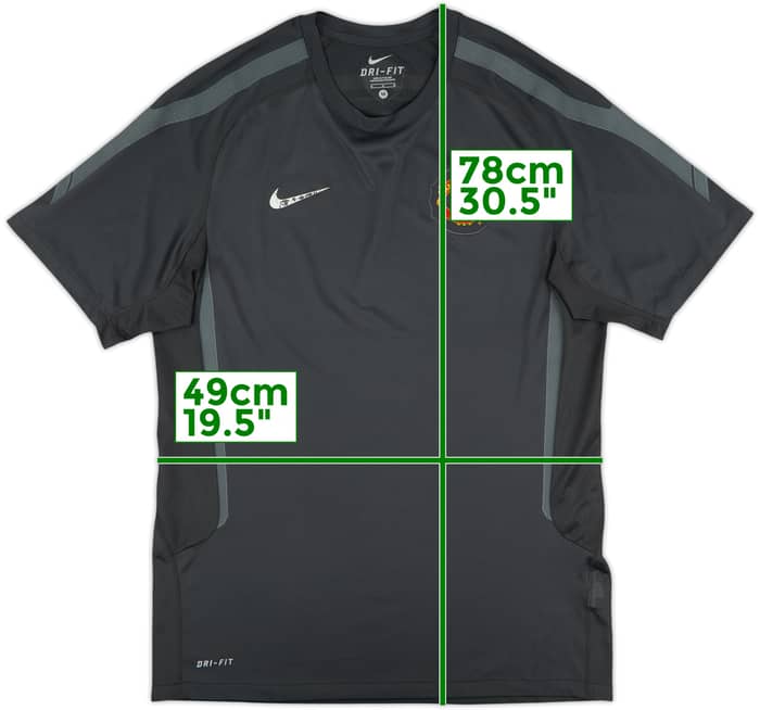 2010-11 Manchester United Nike Training Shirt - 6/10 - (M)