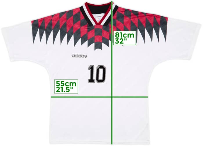 1994-96 Georgia Away Shirt #10 - 8/10 - (L)
