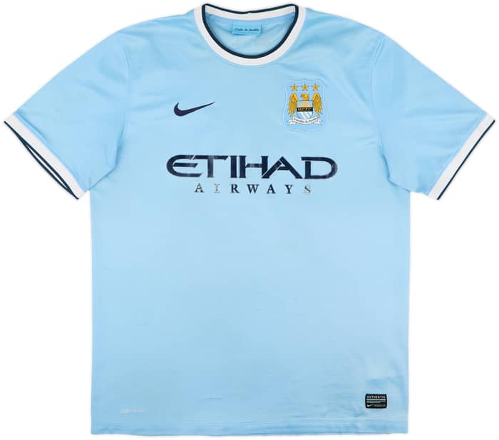 2013-14 Manchester City Home Shirt - 5/10 - (L)