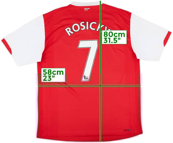 2006-08 Arsenal Home Shirt Rosicky #7 - 6/10 - (L)