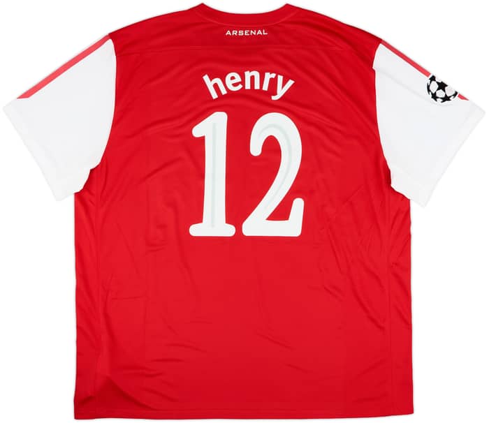 2011-12 Arsenal Home Shirt Henry #12 - 6/10 - (3XL)