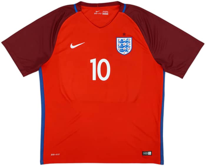 2016-17 England Away Shirt Rooney #10 - 6/10 - (XL)