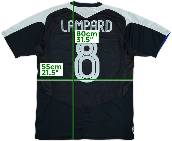 2004-05 Chelsea Away Shirt Lampard #8 - 6/10 - (L)