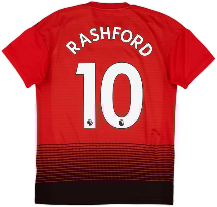 2018-19 Manchester United Home Shirt Rashford #10 - 8/10 - (S)