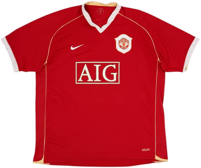 2006-07 Manchester United Home Shirt Ronaldo #7 - 7/10 - (XL)