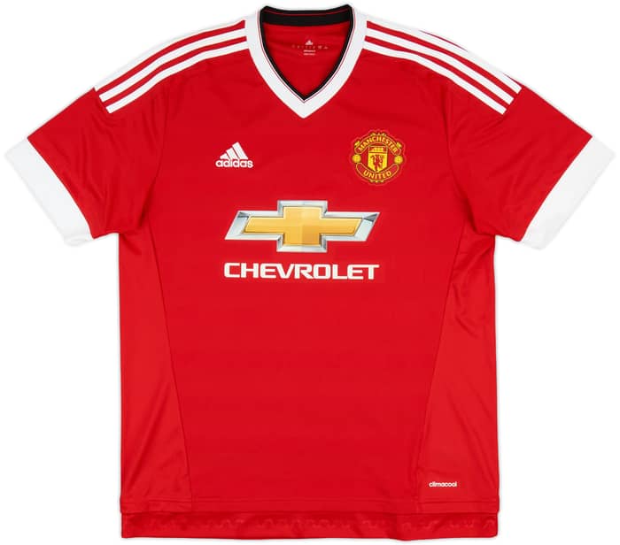 2015-16 Manchester United Home Shirt Blind #17 - 8/10 - (L)
