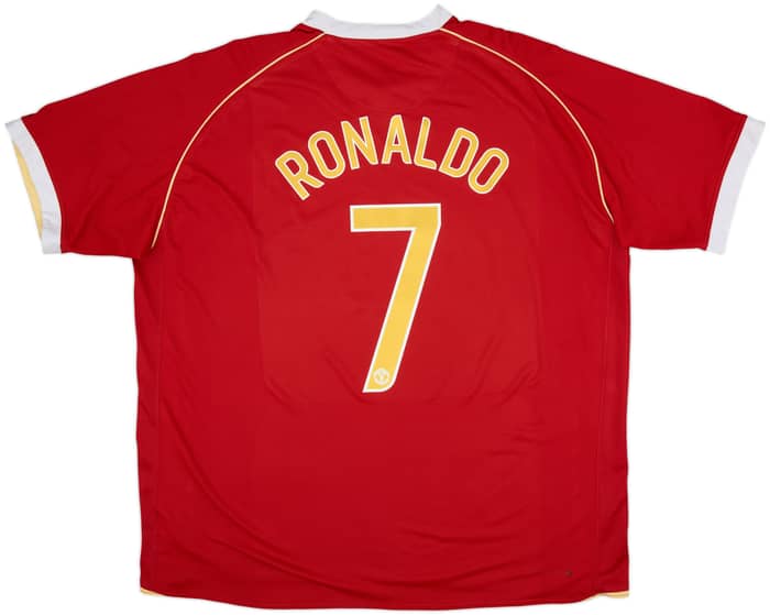 Camiseta de local del Manchester United 2006-07 Ronaldo #7 - 8/10 - (3XL)