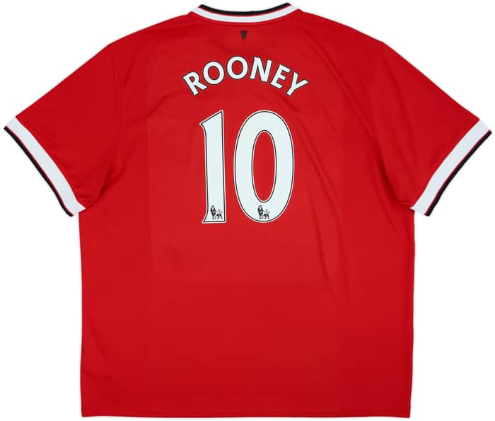 2014-15 Manchester United Home Shirt Rooney #10 - 7/10 - (3XL)