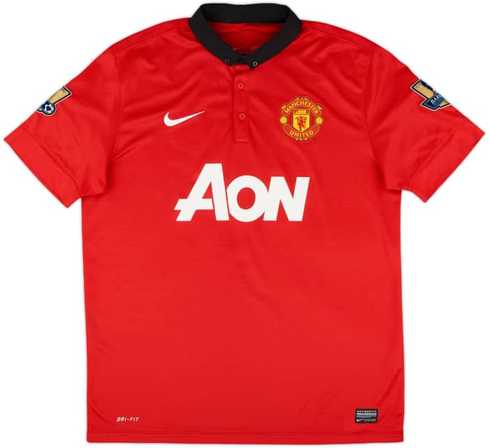 2013-14 Manchester United Home Shirt v.Persie #20 - 6/10 - (L)