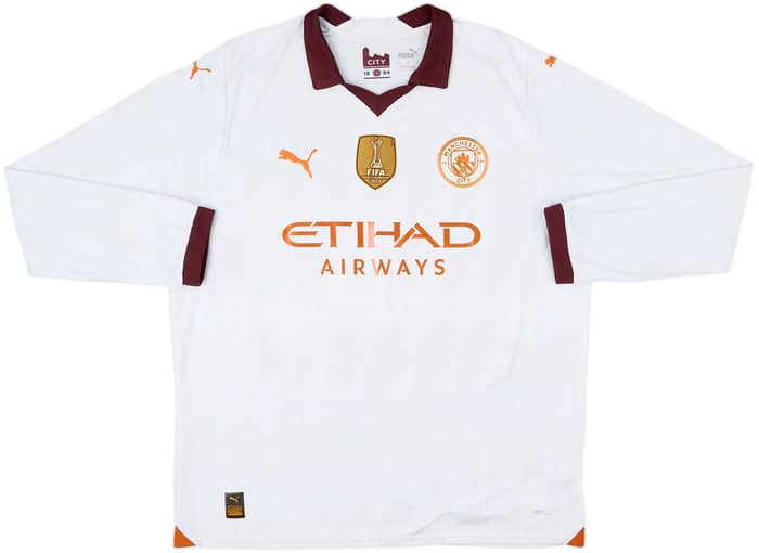 2023-24 Manchester City Away L/S Shirt Foden #47 - 6/10 - (XL)