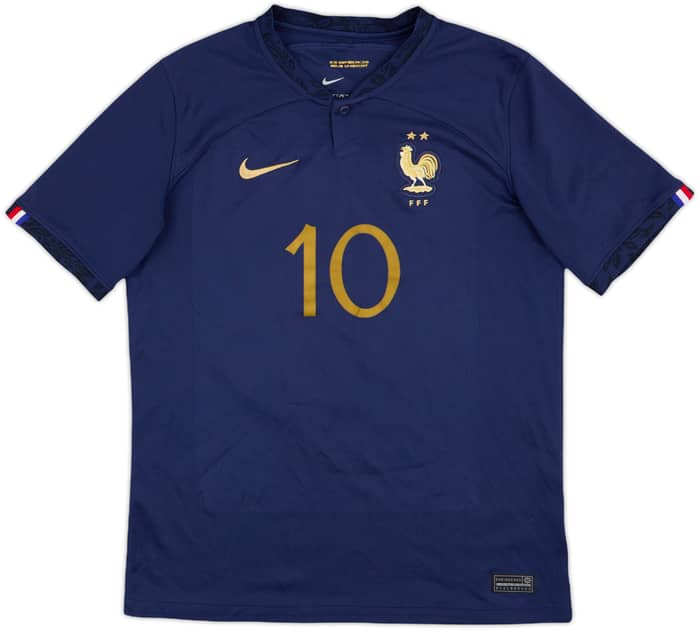 2022-23 France Home Shirt Mbappe #10 - 6/10 - (XL.Boys)
