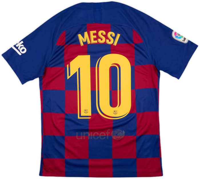2019-20 Barcelona Home Shirt Messi #10 - 5/10 - (M)