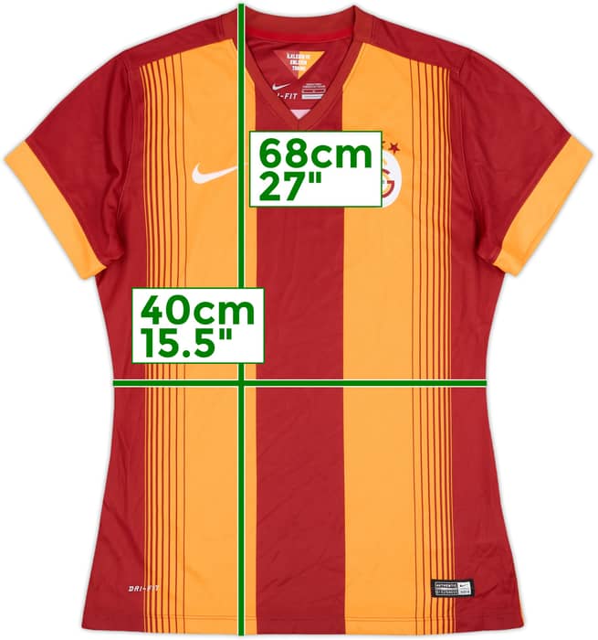 2014-15 Galatasaray Home Shirt - 8/10 - (Women's M)