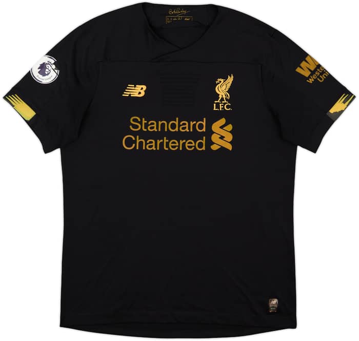 2019-20 Liverpool GK S/S Shirt A.Becker #1 - 6/10 - (L)