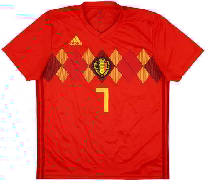 2018-19 Belgium Home Shirt De Bruyne #7 - 6/10 - (L)
