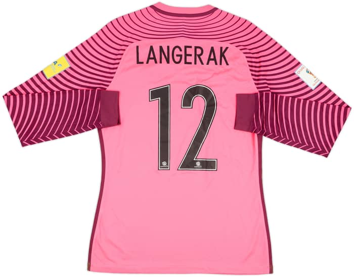 2017 Australia Player Issue GK Shirt Langerak #12 - 8/10 - (L)