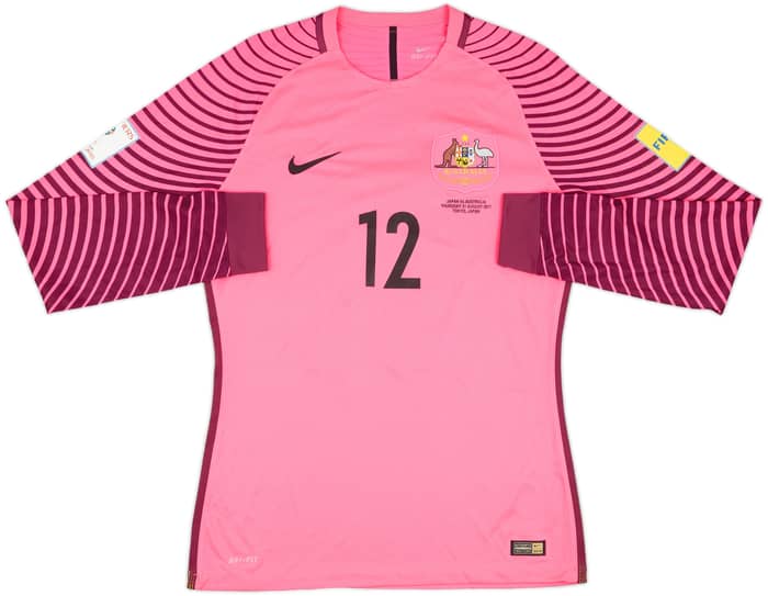 2017 Australia Player Issue GK Shirt Langerak #12 - 8/10 - (L)
