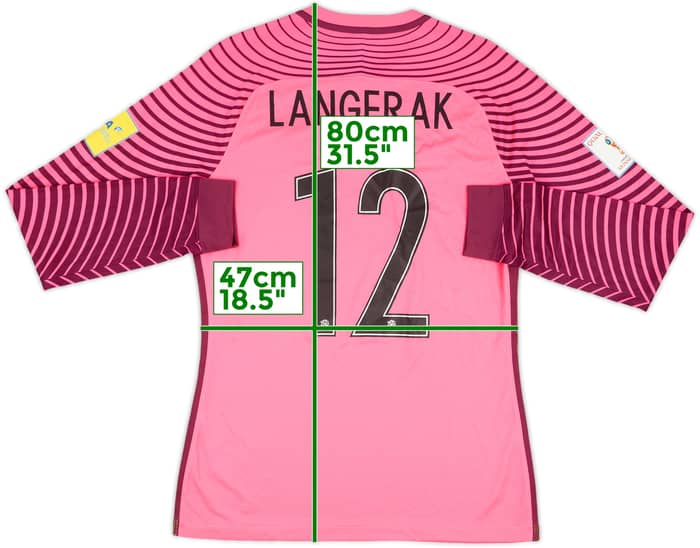 2017 Australia Player Issue GK Shirt Langerak #12 - 8/10 - (L)