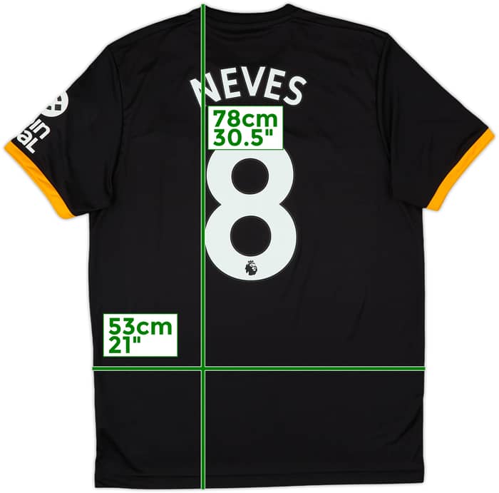 2019-20 Wolves Away Shirt Neves #8 - 10/10 - (L)