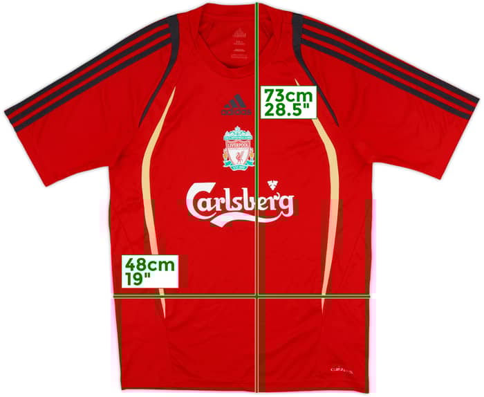 2009-10 Liverpool adidas Training Shirt - 8/10 - (M)