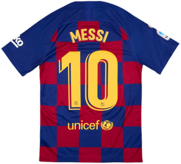 2019-20 Barcelona Home Shirt Messi #10 - 8/10 - (S)