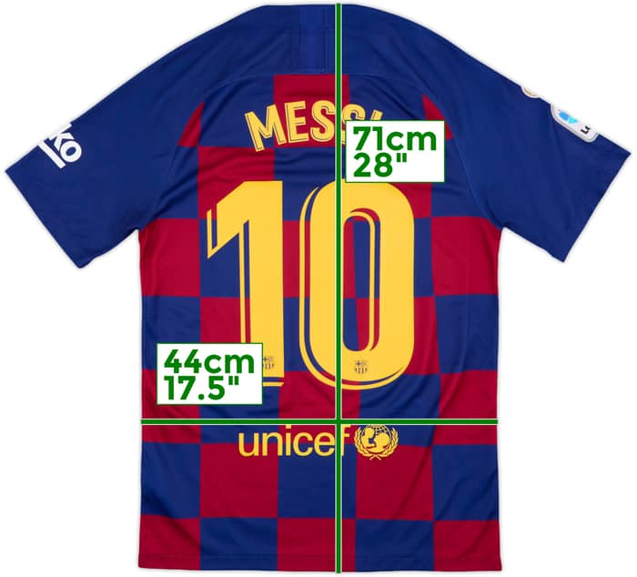 2019-20 Barcelona Home Shirt Messi #10 - 8/10 - (S)