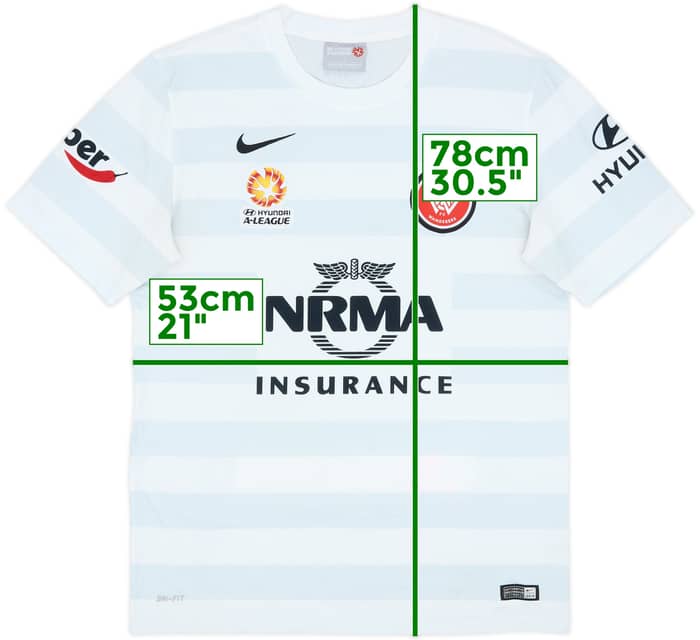 2014-15 Western Sydney Wanderers Away Shirt - 7/10 - (L)