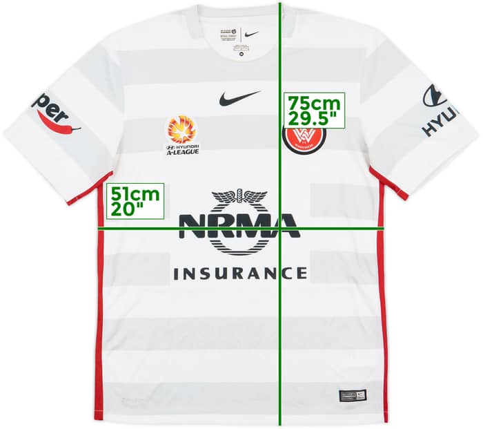 2015-16 Western Sydney Wanderers Away Shirt - 9/10 - (M)