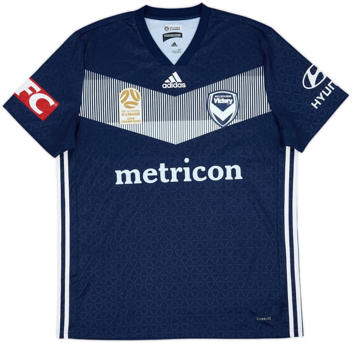 2019-20 Melbourne Victory Home Shirt - 9/10 - (L)