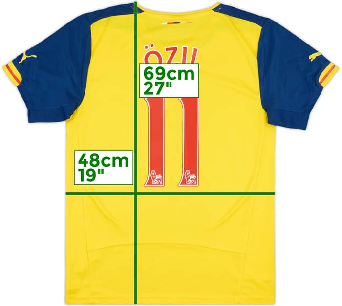 2014-15 Arsenal Away Shirt Ozil #11 - 8/10 - (S)