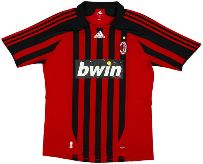 Camiseta de local del AC Milan 2007-08 Kaka #22 - 4/10 - (L)