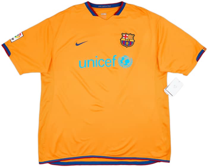 2006-08 Barcelona Away Shirt Ronaldinho #10 (XXL)