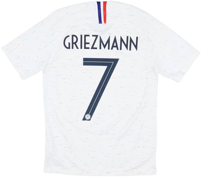 2018 France Away Shirt Griezmann #7 - 6/10 - (S)