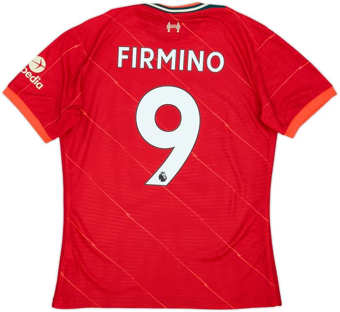 2021-22 Liverpool Authentic Home Shirt Firmino #9 - 8/10 - (L)
