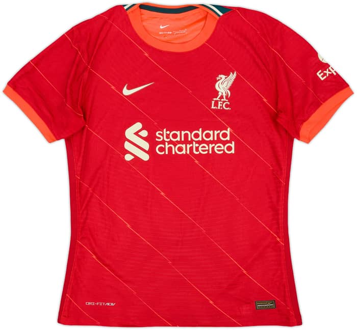 2021-22 Liverpool Authentic Home Shirt Firmino #9 - 8/10 - (L)