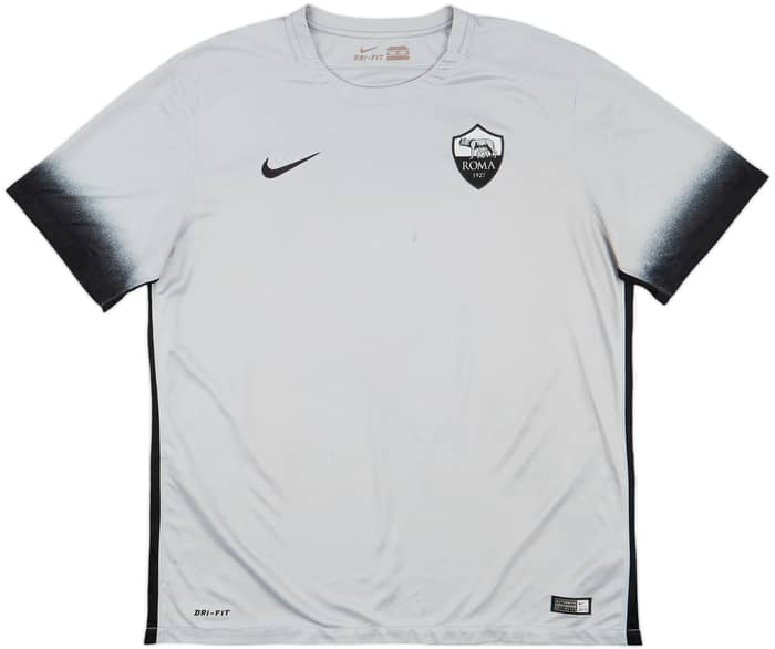 2015-16 Roma Third Shirt Dzeko #9 - 6/10 - (XL)