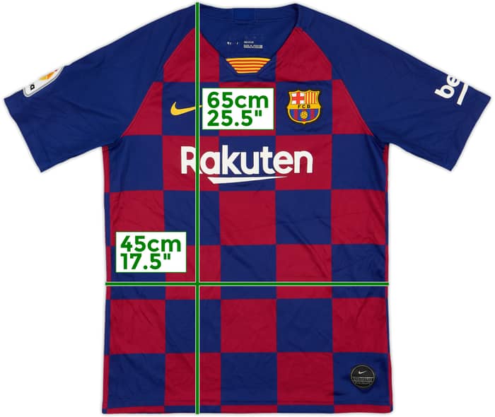 2019-20 Barcelona Home Shirt - 9/10 - (XL.Boys)