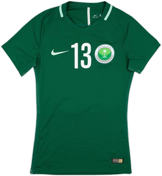 2017-18 Saudi Arabia Match Issue Away Shirt #13
