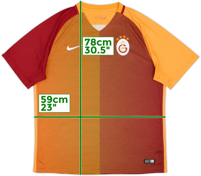2016-17 Galatasaray Home Shirt - 8/10 - (XL)