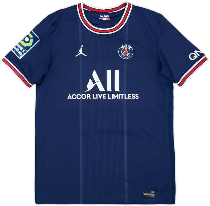 2021-22 Paris Saint-Germain Home Shirt Messi #30 - 8/10 - (XL.Boys)